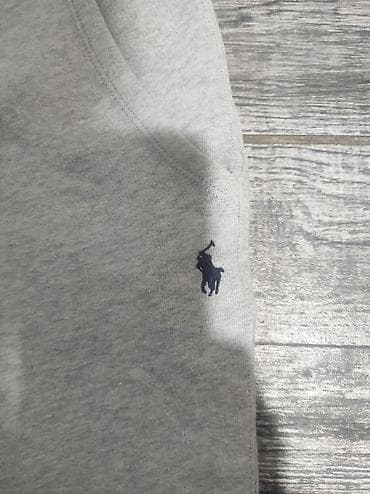 pantalone visoki struk: Donji deo trenerke, M, Ralph Lauren, bоја - Siva, Pamuk — 2