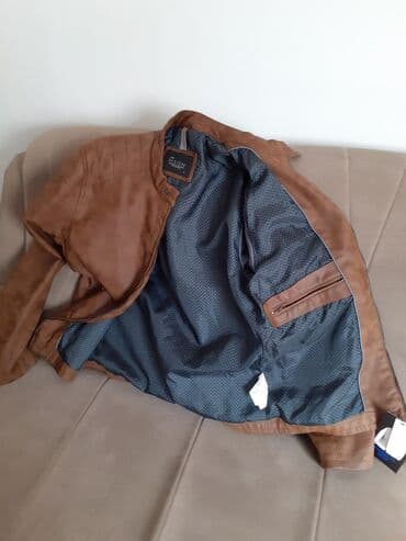 jakne sa prirodnim krznom: Leather jacket Genuine leather, XL (EU 54), Lc Waikiki, color - Brown — 7