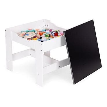 kupujem prodajem stolice: Dečiji set sto i 2 stolice sa tablom za pisanje White ECOTOYS Šifra — 5