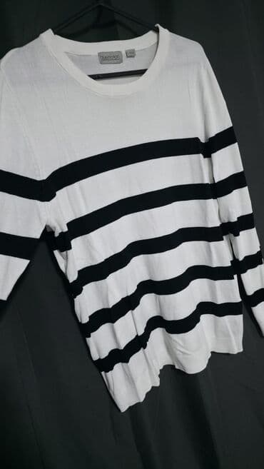 dzemper sa srcima: L, Cotton, Casual cut, Stripes — 2