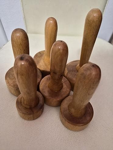 cajnici za turski caj: Set drvenih oklagija za maderoterapiju — 1