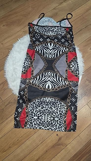 evolution haljine: Haljina na bretele sa Minnie Mouse printom vel.L jednom nošena bez — 3