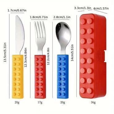 tabla za crtanje a3 nova: Dečiji set pribora za jelo – LEGO stil Zabavno i praktično rešenje za — 2