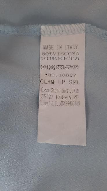 crvena satenska kosulja: S (EU 36), Maksi, bоја - Svetloplava — 9