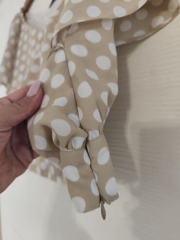 push up helanke new yorker: Lila, L (EU 40), Polyester, Dots, color - Beige — 2