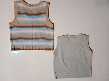 Kupaći kostimi: Prsluci za bebe Place prugice i turski sivi Veličina 86cm 18 meseci — 2