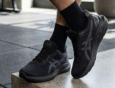 ASICS muške patike za trčanje – potpuno crne - Dizajn: monohromatske