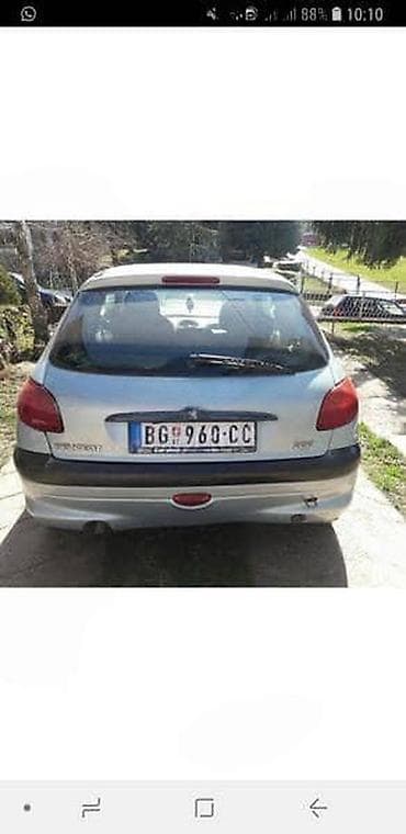 auto dijagnostika cena: PEUGEOT 206 - KOMPLETAN AUTO U DELOVIMA | Peugeot 206 1.4 — 4