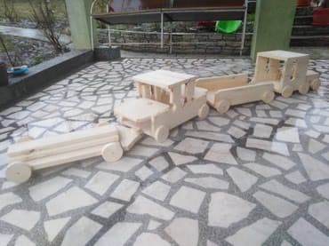 harmonika za decu igracka: ﻿Novo rucno napravljena vozic od cistog drveta. Bez igracaka. Ne — 4