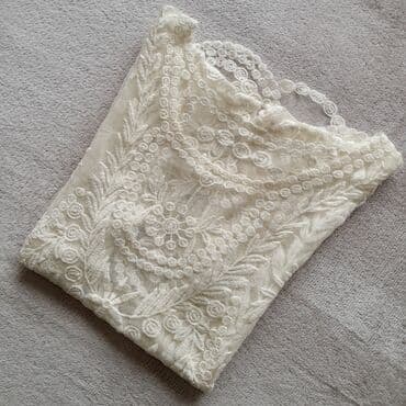 air max 270 blue and white: Nova čipkana bluza Prelepa Dužina 60cm Širina 43cm Boja između — 2