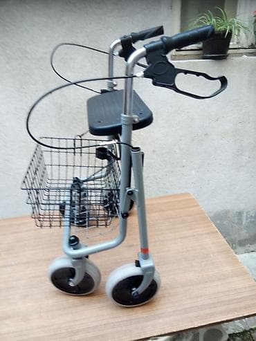 clobevent s: Nemacka hodalica-setalica, rolator sa 4 tocka, u veoma ocuvanom — 8