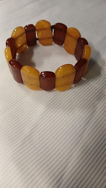 svecane ogrlice: Narukvica od poludragog kamena – elastična - Dizajn: segmenti — 1