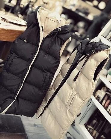 dsquared patike: Duga ženska puf jakna-prsluk sa kapuljačom - Model: duži prsluk do — 3