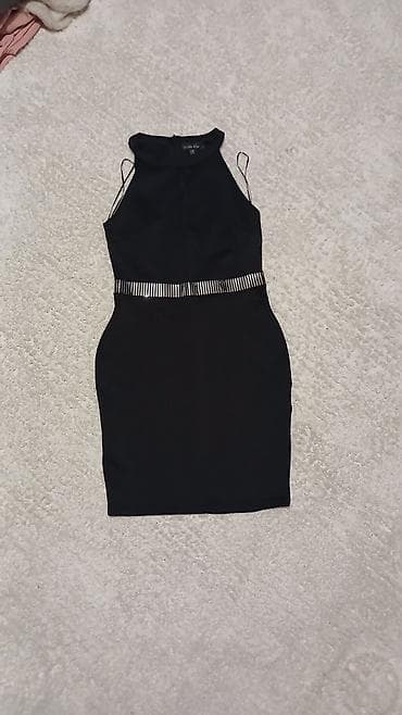 svecane ogrlice: 1) Uska haljina s cvetnim printom u M velicini - Kroj: pencil/silueta — 3