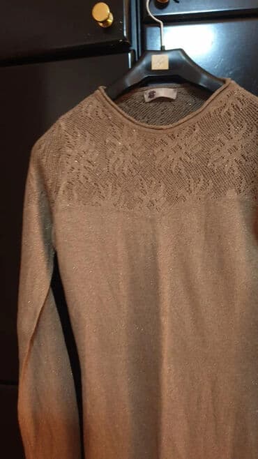 džemper sa rol kragnom: S (EU 36), Viscose, Casual cut, Single-colored — 1