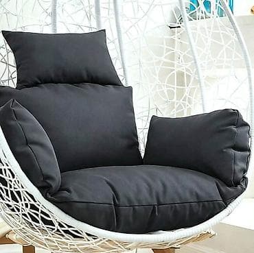 Home & Garden: Jastuk za jaje ljuljašku. Duboki,mekani sedišni jastuk,bočni nasloni i — 6