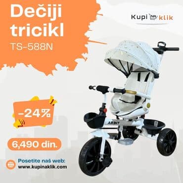 Art & Collectibles: Dečiji tricikl TS-588N - Višenamenski tricikl sa sedištem sa naslonom — 4