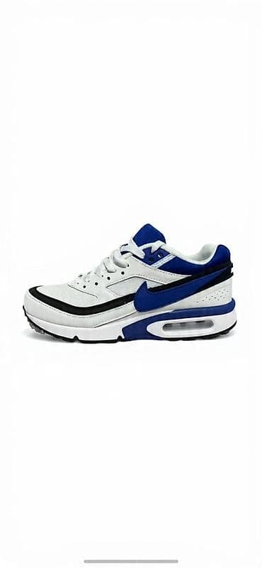 Patike Nike Air Max – bele sa plavim i crnim detaljima - Model sa