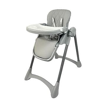 stolica na tockice: Stolica za hranjenje BABY LINE LARA Y33 Premium – siva (šifra — 2