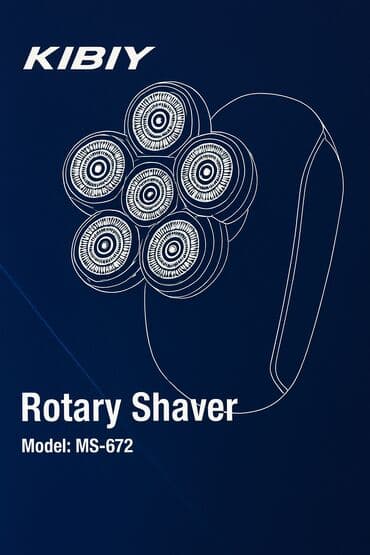 kratke perike: KIBIY Rotary Shaver – model MS-672 - Rotacioni električni brijač sa — 1