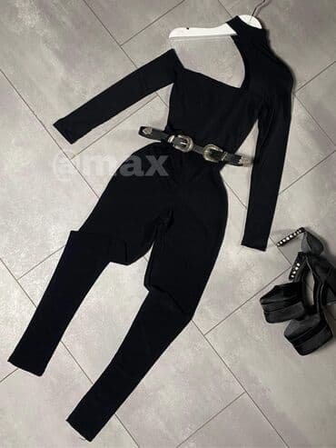 crni elegantni kombinezoni: Novo,WOLF’’Zara JUMPSUIT•Velicine:S M L •Boje:Crna•Cena:3200 Din — 1