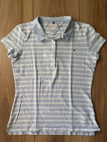 TOMMY HILFINGER Ženska polo majica na pruge (S/M) - Klasičan polo na lalafo.rs TOMMY HILFINGER Ženska polo majica na pruge (S/M) - Klasičan polo