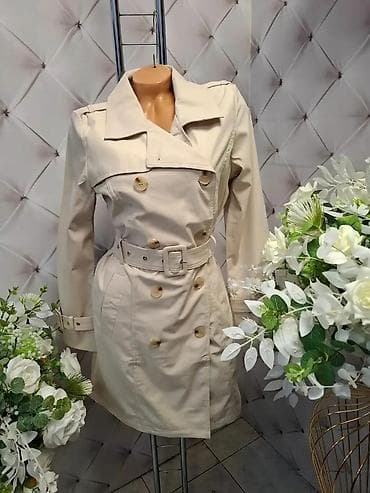 Kupaći kostimi: Ženski kratki treč mantil sa pojasom - Klasičan dvoredni kroj sa — 3