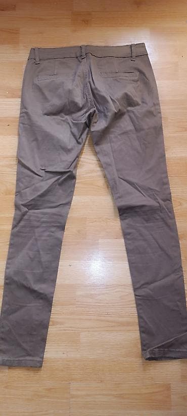shark majice: Muške chino pantalone – braon/maslinasta nijansa - Kroj — 4