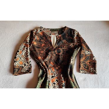 svečane haljine niš: A-Dress L, bоја - Šareno, Drugi tip rukava — 3