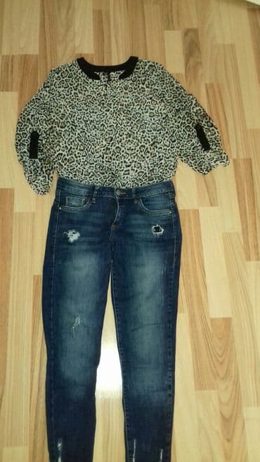 S (EU 36), Pamuk, Jednobojni, Leopard, krokodil, zebra, bоја - Šareno