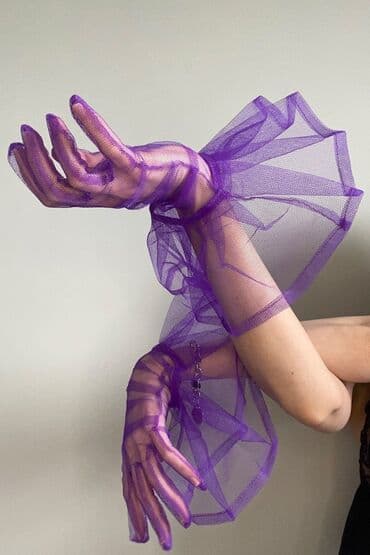 prsluci za prolece: Rukavice kristal til Neon roza,neon zelena,neon — 3