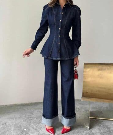 bunda od nerca cena: ✈️New,,Magical Denim''set✈️ Velicine:Xs S M Model dostupan samo u — 2