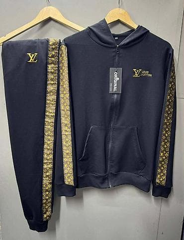 Kućna odeća: Komplet, 2XL, Louis Vuitton, bоја - Braon — 2
