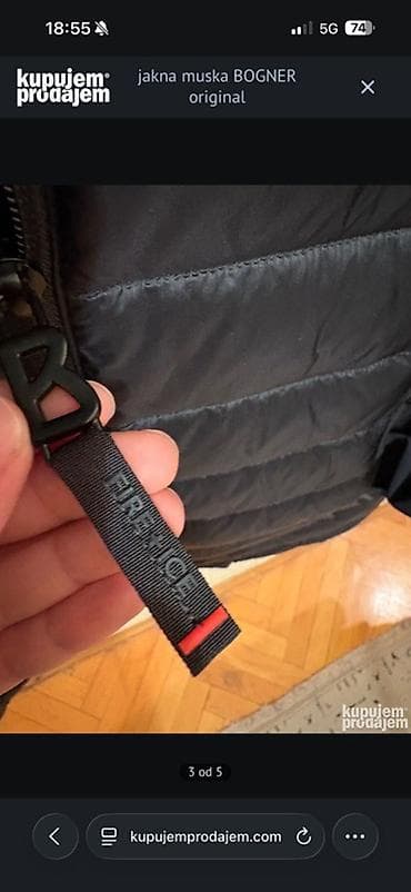 flaster za nokte: Muška jakna Bogner – original - Model: lagana puffer-jakna sa — 1