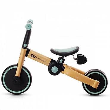 tricikl sa ruckom: KINDERKRAFT TRICIKL 3U1 4TRIKE SUNFLOWER BLUE Tricikl 4Trike — 2