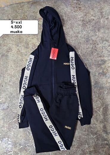 Duksevi: Komplet, S, Hugo Boss, bоја - Crna, Pamuk — 3