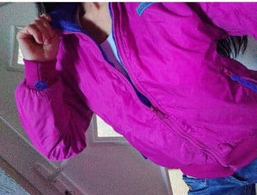Ostale jakne, kaputi, prsluci: Prolecna jakna, sa dva lica, pink ili plava, nova, S — 6
