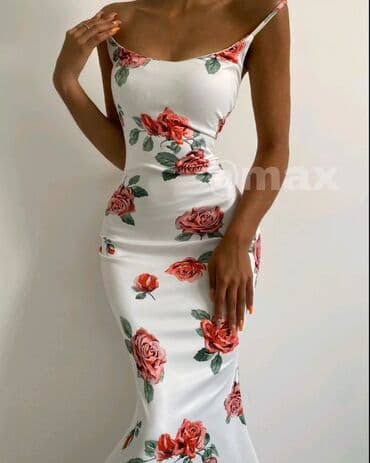 scuba haljina: New,La rose’’ maxi Scuba Dress Velicine: Uni (S M L ) (Pune — 3