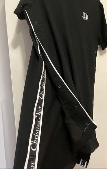 hop hop zenska obuca: Dior XL (EU 42), bоја - Crna, Oversize, Kratkih rukava — 2