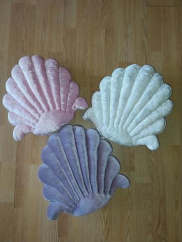 pokrivaci za kauc: Dekorativni jastučići u obliku školjke - Materijal: mekani baršun sa — 7