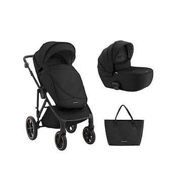 nastavak za kolica: KIKKA BOO Kolica THEA 3u1 – black, set sa tvrdom korpom i I-Prime — 1