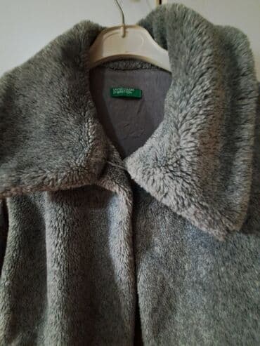 new yorker majice: Benetton, One size, Veštačko krzno, bоја - Siva — 2