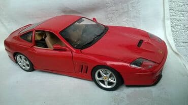 znacke otkup beograd: Burago Ferrari 550 Maranello 1998. p. sedista i 1 z.tocak nisu — 1