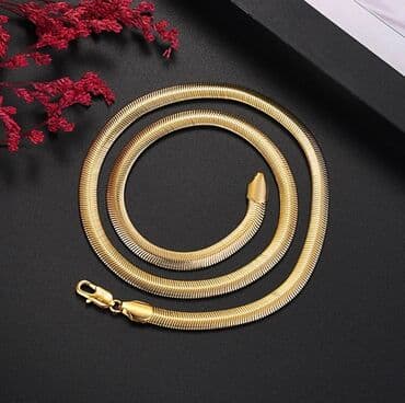 Bracelets: Set: Bracelet, Necklace, Material: Silver, Gold — 2