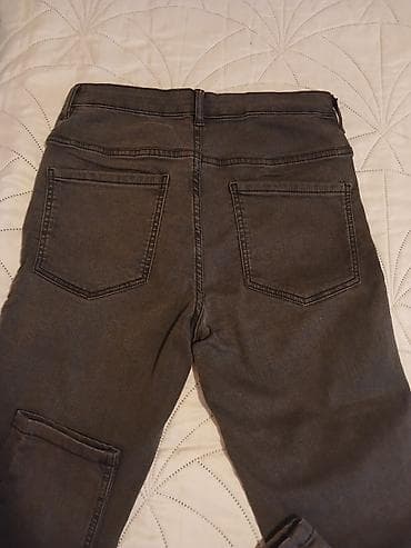 patike walkmaxx: Ženske skinny farmerke – tamno siva/ugljen siva - Model: uski kroj — 3