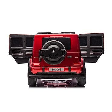 dečije sedište za auto: Mercedes G63 – 4x4 Dvosed – Crveni – Auto na akumulator za decu Šifra — 3