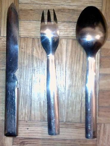 sat casio: Vojna porcija JNA sa priborom - M 69 komplet za jelo, porcija sa — 3