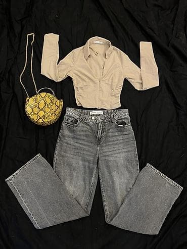 guci torbice: Bershka, S (EU 36), bоја - Siva — 1