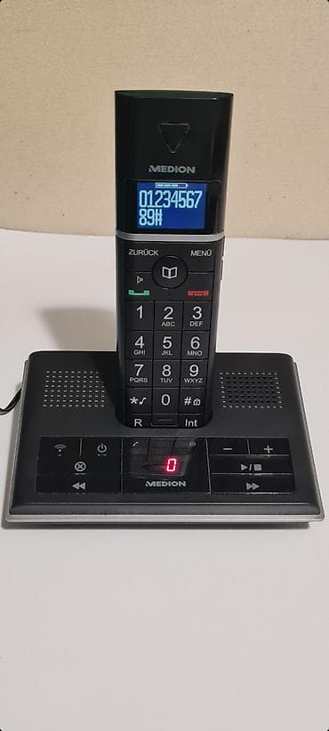TV i video: ★ Bežični fiksni telefon MEDION Desing DECT MD 82144 sa bazom i — 1
