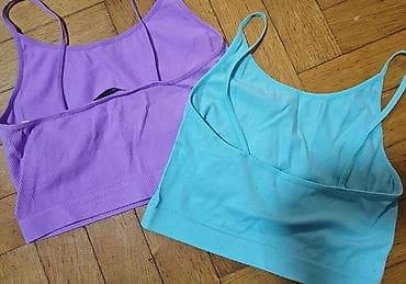 bunda s: 2 letnja topa koja prelepo stoje, nisu previse kratki, predivnih boja — 2